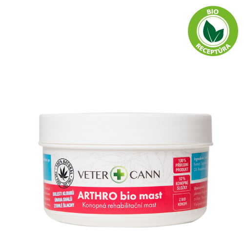 VETERCANN ARTHRO BIO KONOPNÁ MAST pro zvířata