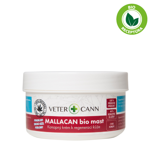 VETERCANN MALLACAN BIO KONOPNÁ MAST pro zvířata